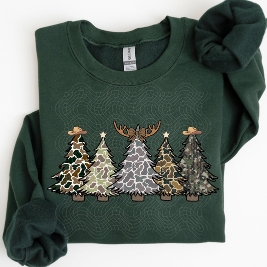CAMO TREES ANTLERS - DTF TRANSFER