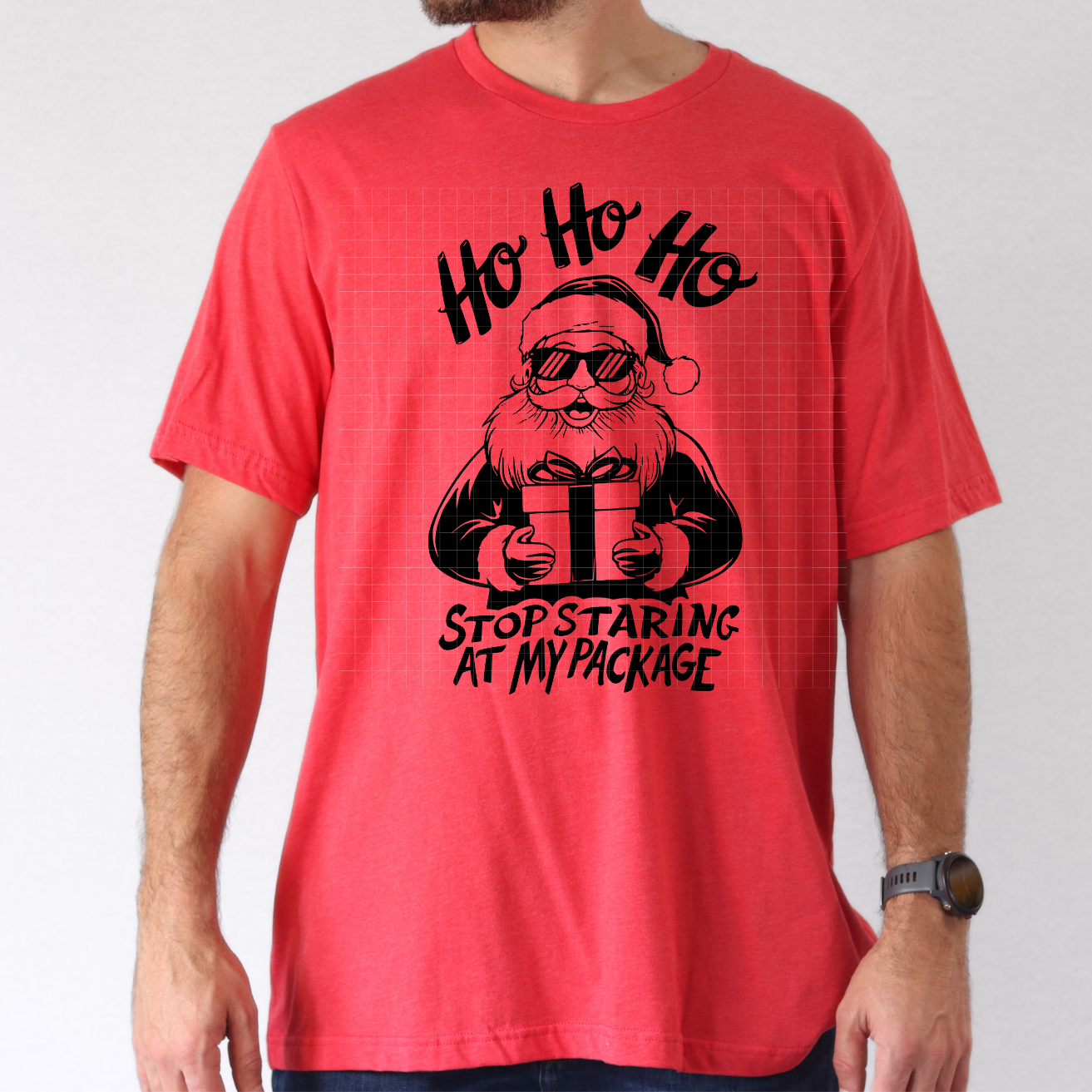 SNARKY STOP STARING BLK - DTF TRANSFER