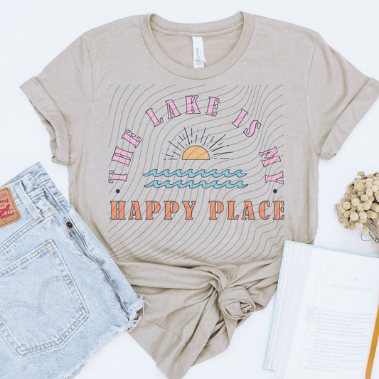 HAPPY PLACE - DTF TRANSFER