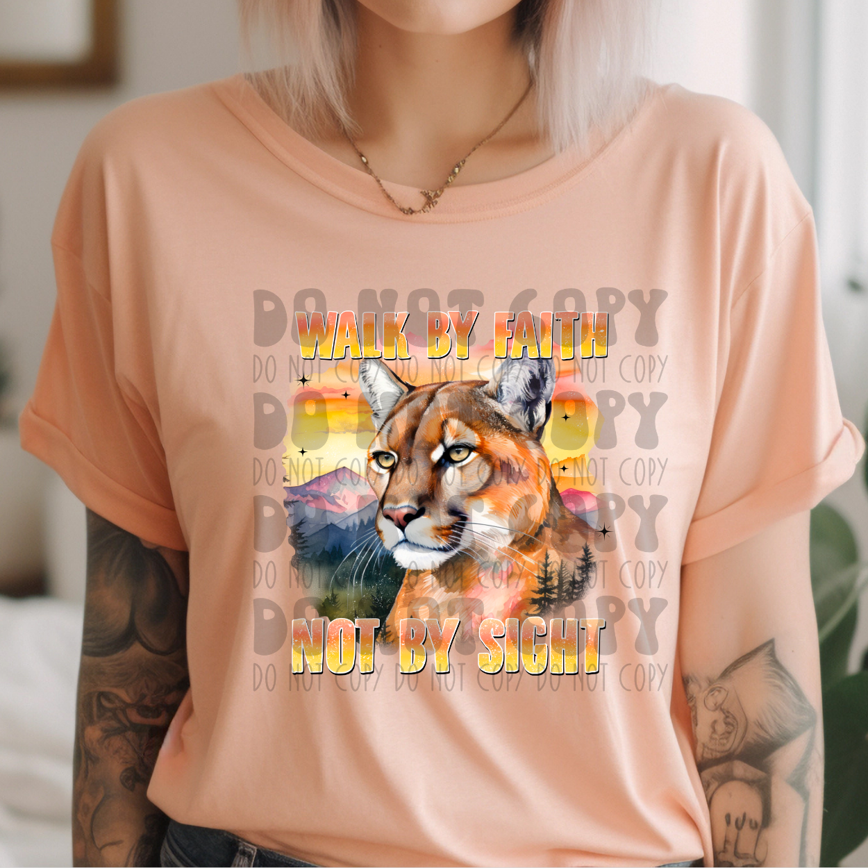 WALK BY FAITH, NOT BY SIGHT - DTF TRANSFER