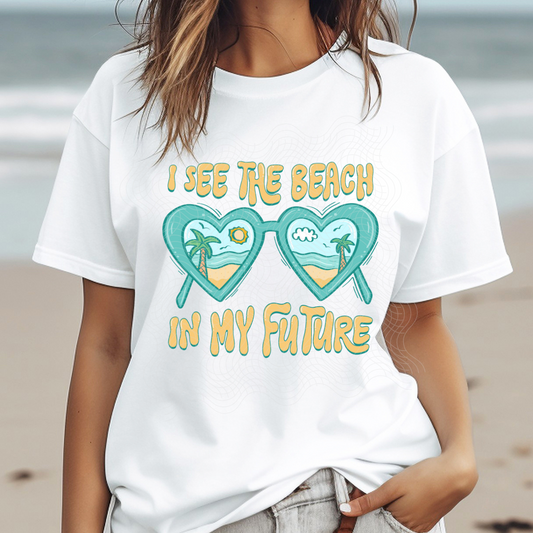 BEACH IN THE FUTURE - DTF TRANSFER