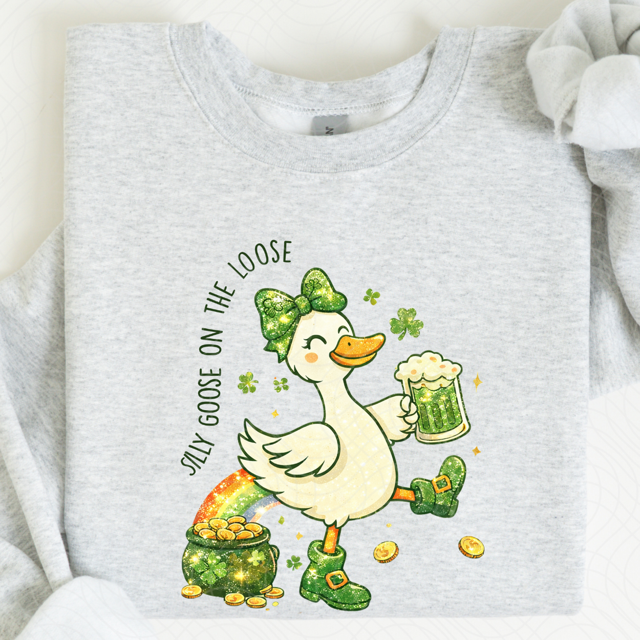 ST PATRICKS SILLY GOOSE - DTF TRANSFER