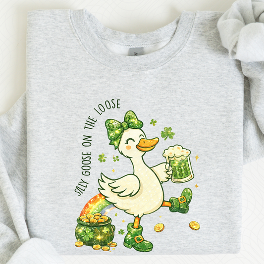 ST PATRICKS SILLY GOOSE - DTF TRANSFER