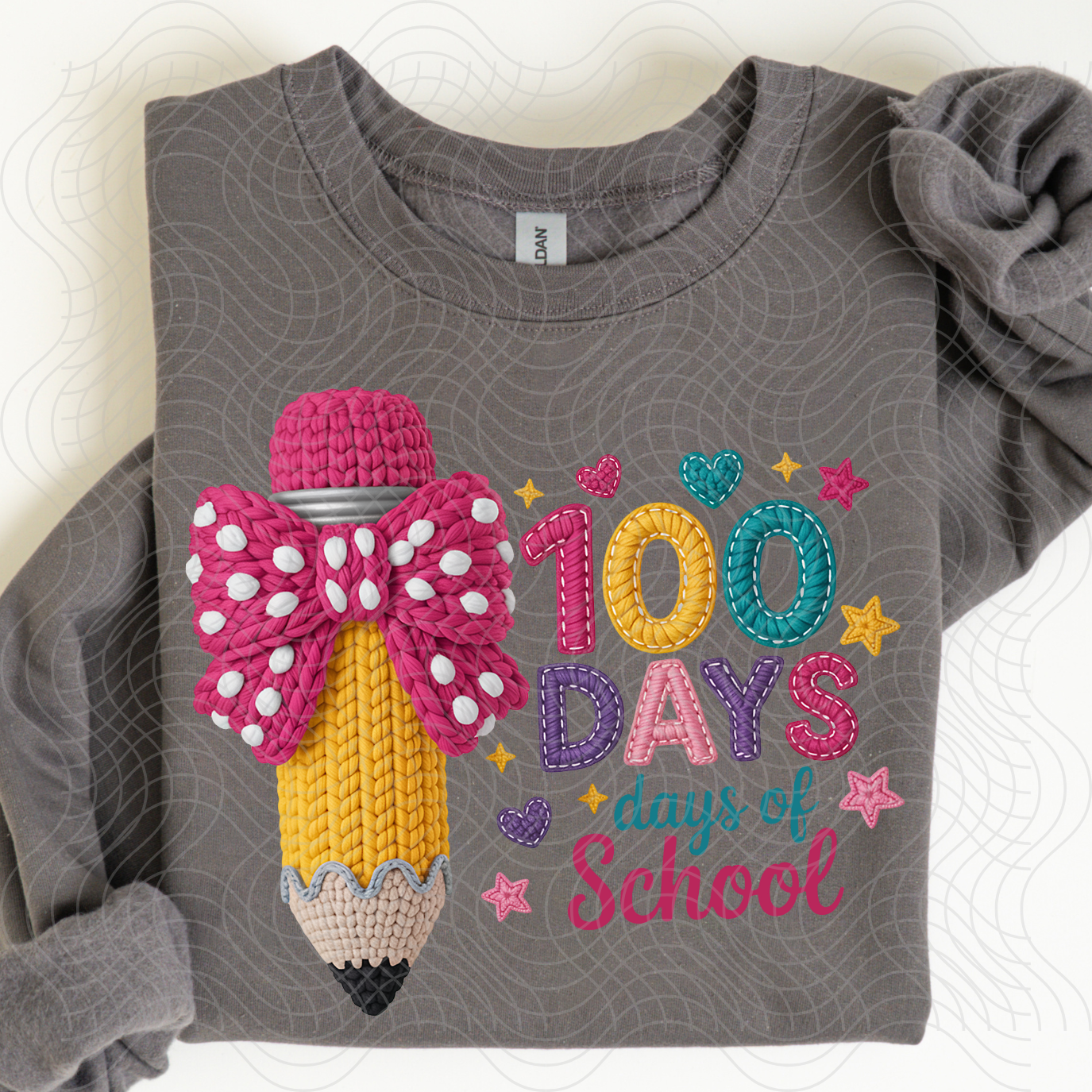 FAUX YARN 100 DAYS - DTF TRANSFER