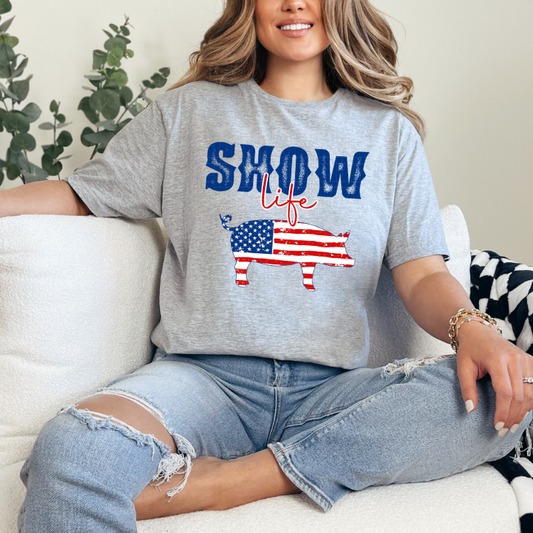 SHOW LIFE FLAG HOG - DTF TRANSFER