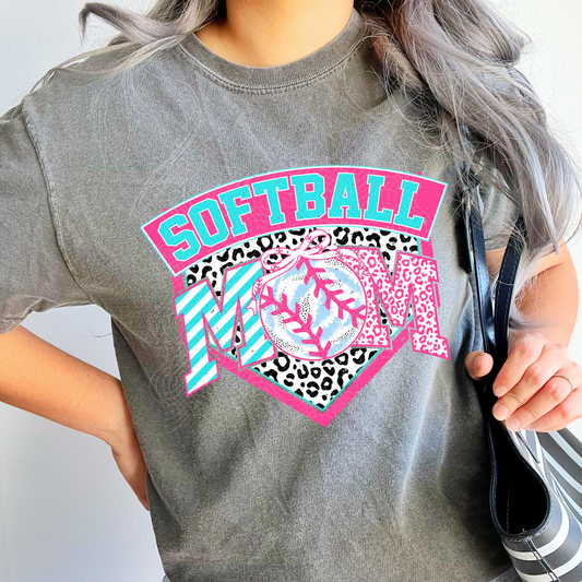 SOFTBALL MOM - DTF TRANSFER