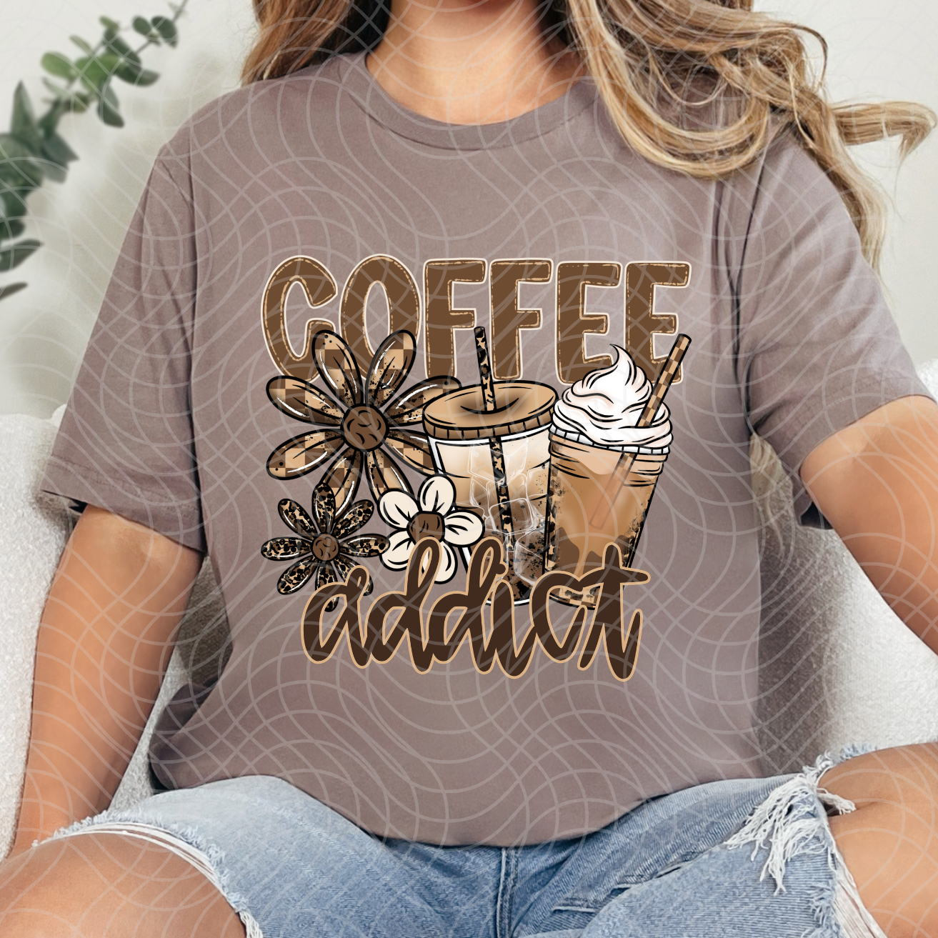 COFFEE ADDICT - DTF TRANSFER