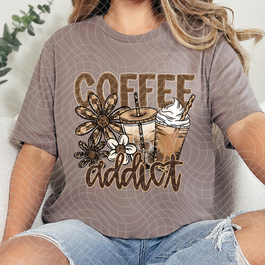 COFFEE ADDICT - DTF TRANSFER