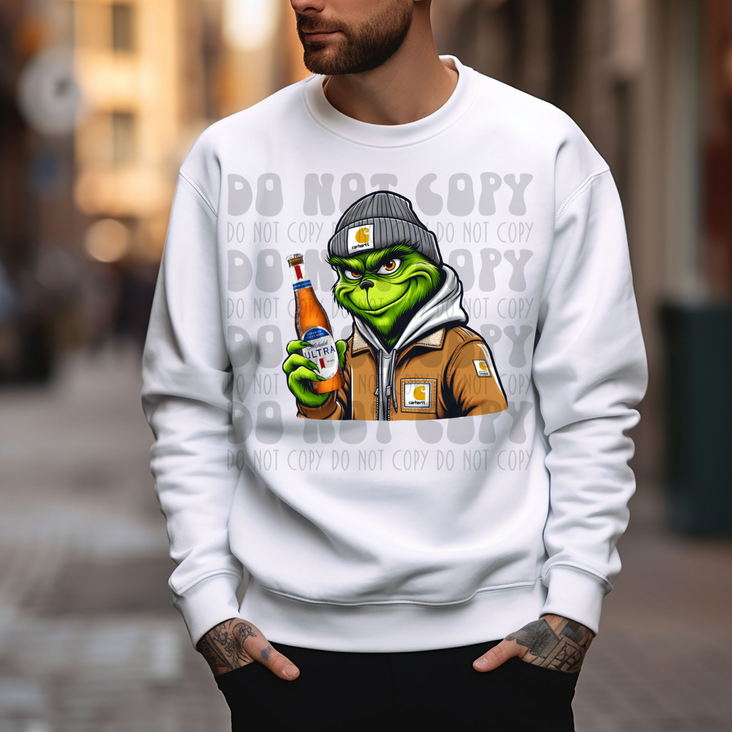 ULTRA BOTTLE GREEN GUY - DTF TRANSFER