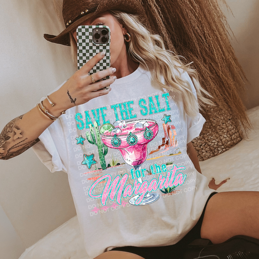 SAVE THE SALT PINK - DTF TRANSFER