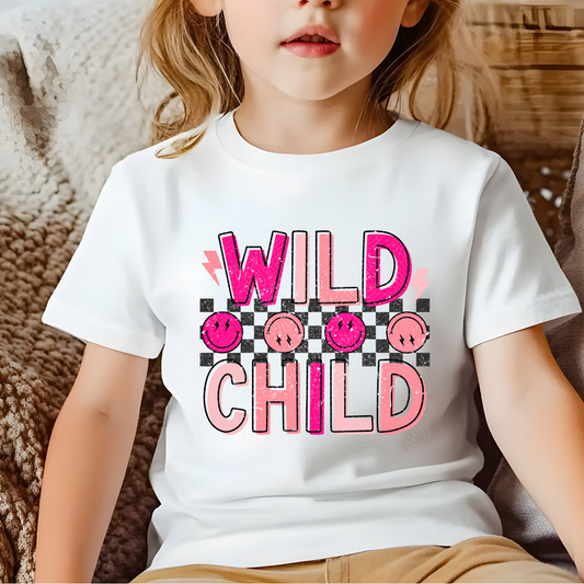 WILD CHILD DISTRESSED - DTF TRANSFER