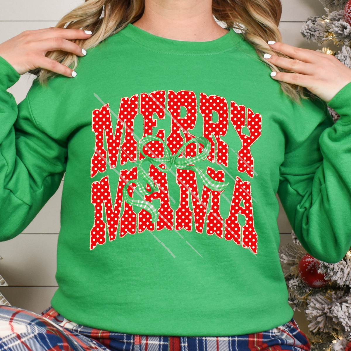 MERRY MAMA POLKA DOT - DTF TRANSFER