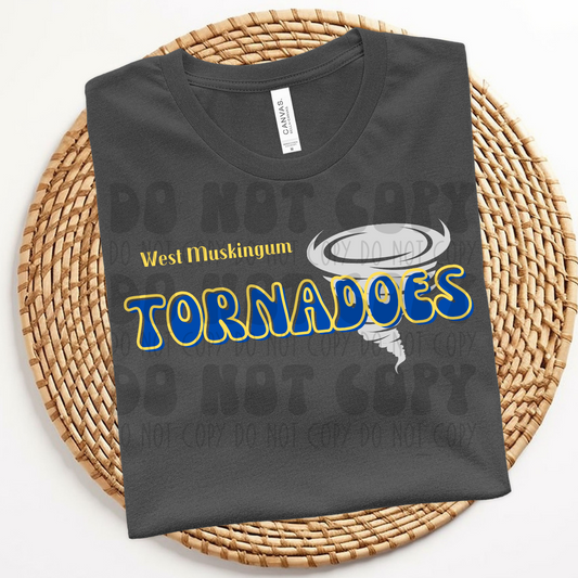 TORNADOES GROOVY - DTF TRANSFER