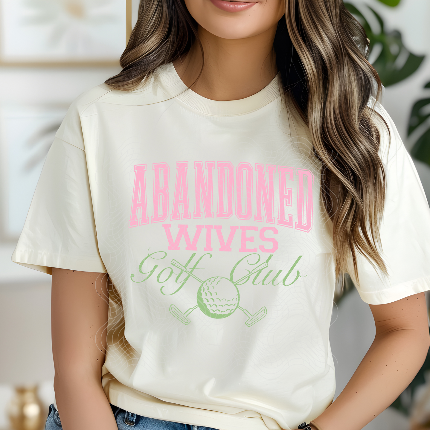 ABANDONED WIVES GOLF CLUB - DTF TRANSFER
