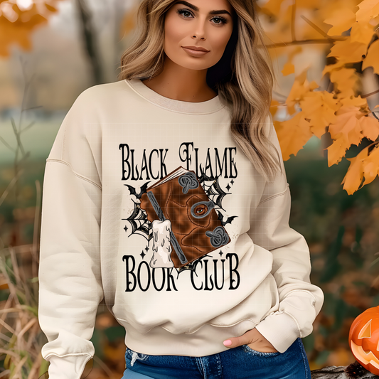 BLACK FLAME BOOK CLUB - DTF TRANSFER