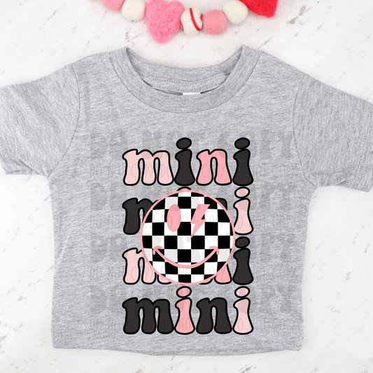 MINI BLK/PINK - DTF TRANSFER