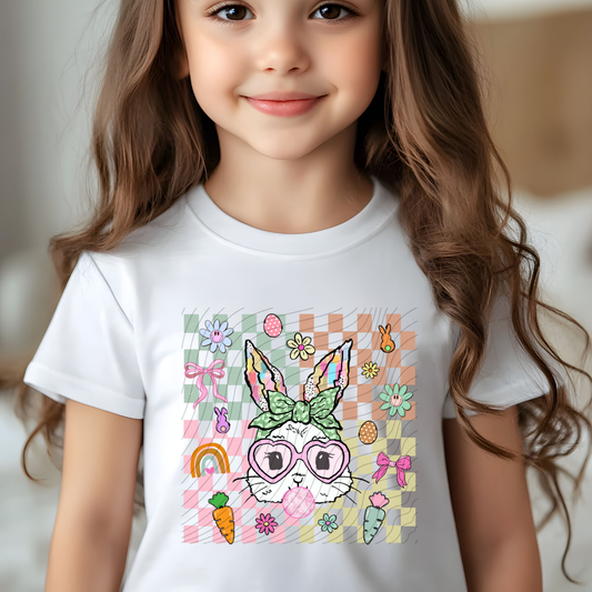 PLAID ELEMENT BUNNY - DTF TRANSFER