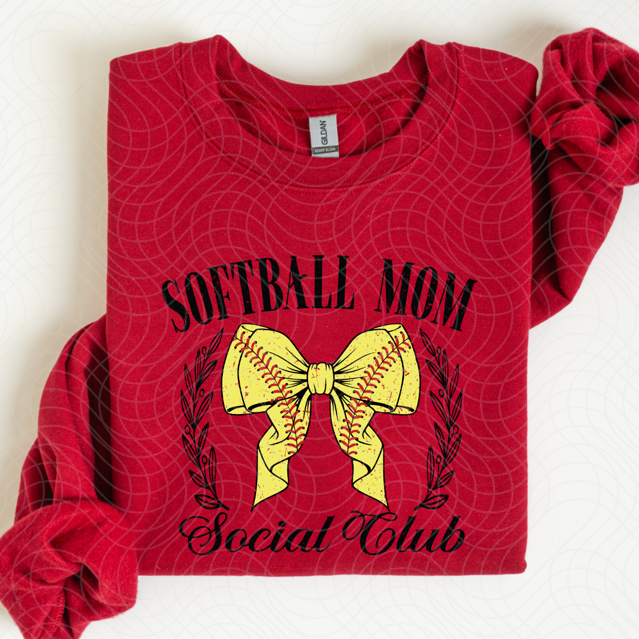 SOFTBALL MOM SOCIAL CLUB DISTRESSED - DTF TRANSFER