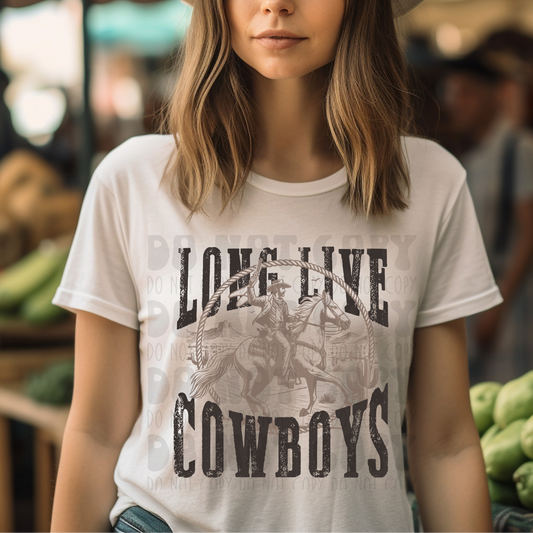 LONG LIVE COWBOYS - DTF TRANSFER