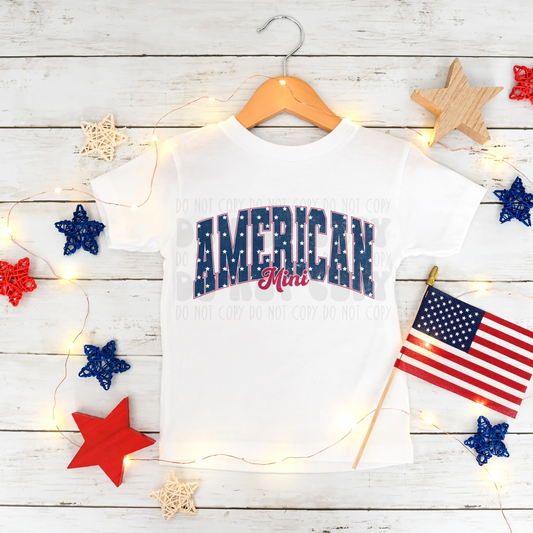 AMERICAN MINI STARS - DTF TRANSFER