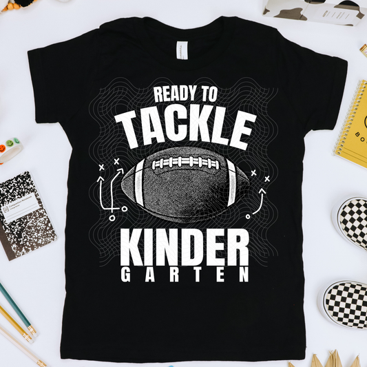 TACKLE KINDERGARTEN, WHT - DTF TRANSFER
