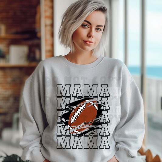 MAMA STACKED FOOTBALL - DTF TRANSFER