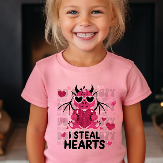 I STEAL HEARTS DRAGON - DTF TRANSFER