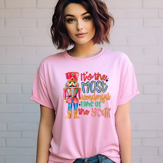 MOST WONDERFUL TIME OF THE YEAR NUTCRACKER - DTF TRANSFER