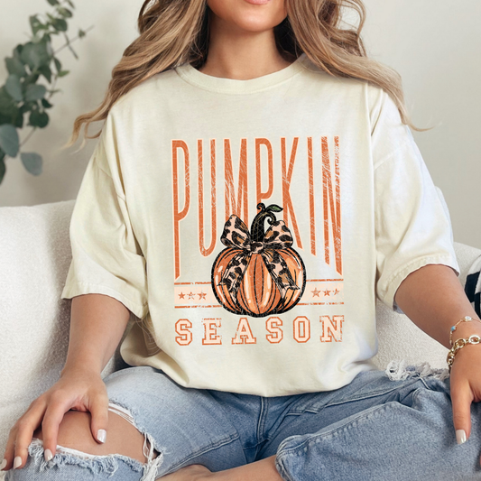 PUMPKIN SEASON DISTRESSED - DTF TRANSFER