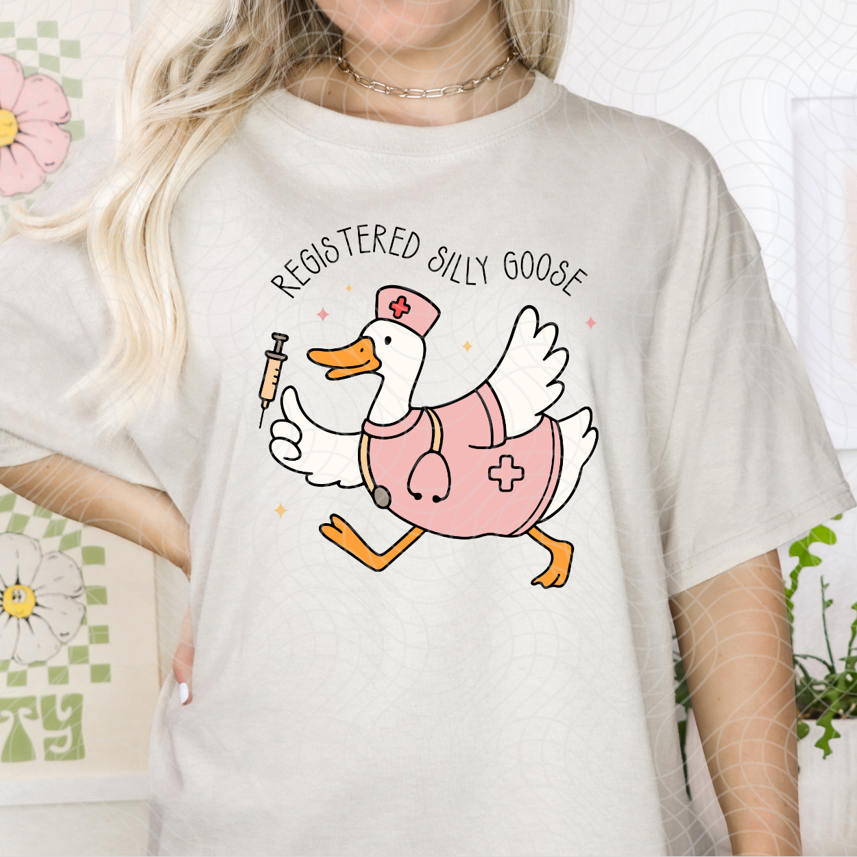 REGISTERED SILLY GOOSE - DTF TRANSFER