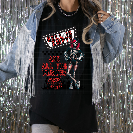 HELL IS EMPTY - DTF TRANSFER