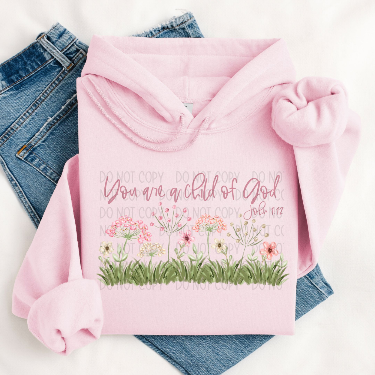 CHILD OF GOD, FLOWERS - DTF TRANSFER