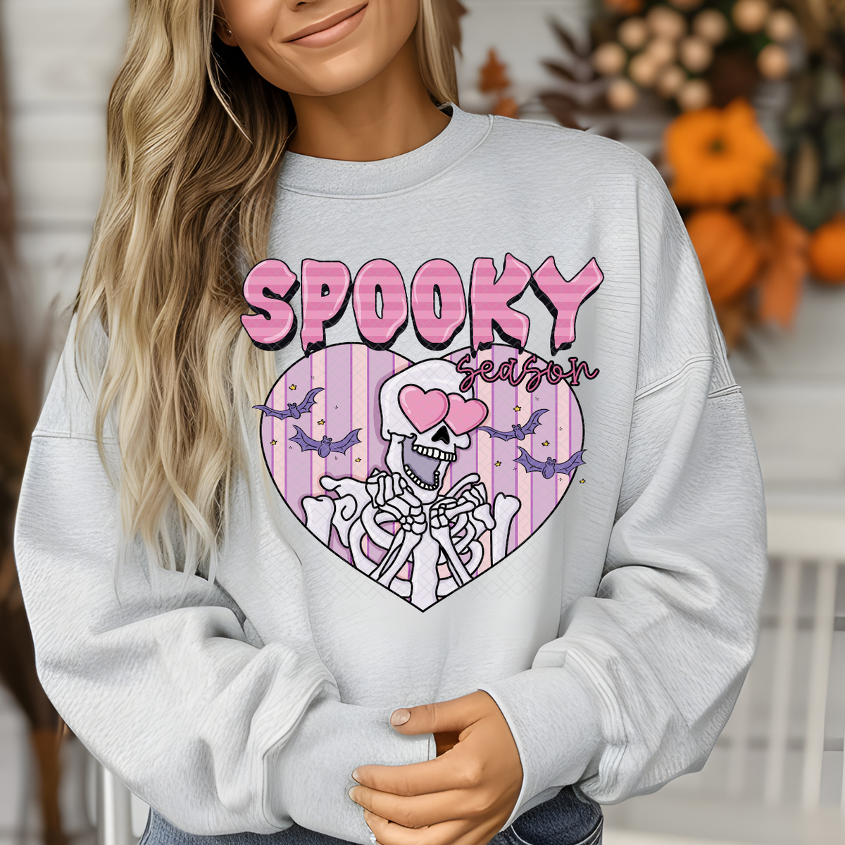 SPOOKY SEASON HEART EYES - DTF TRANSFER
