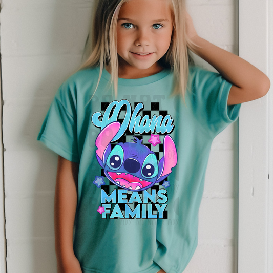 OHANA MEANS FAMILY - DTF TRANSFER