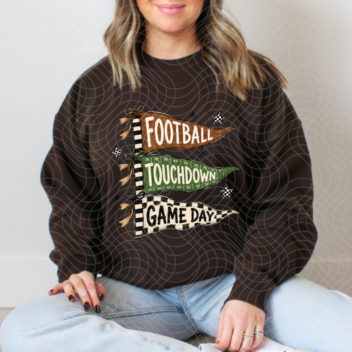 FOOTBALL PENDANTS - DTF TRANSFER