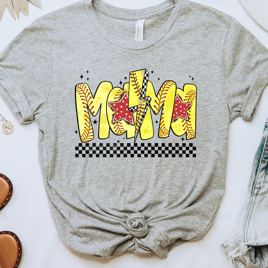 SOFTBALL MAMA - DTF TRANSFER