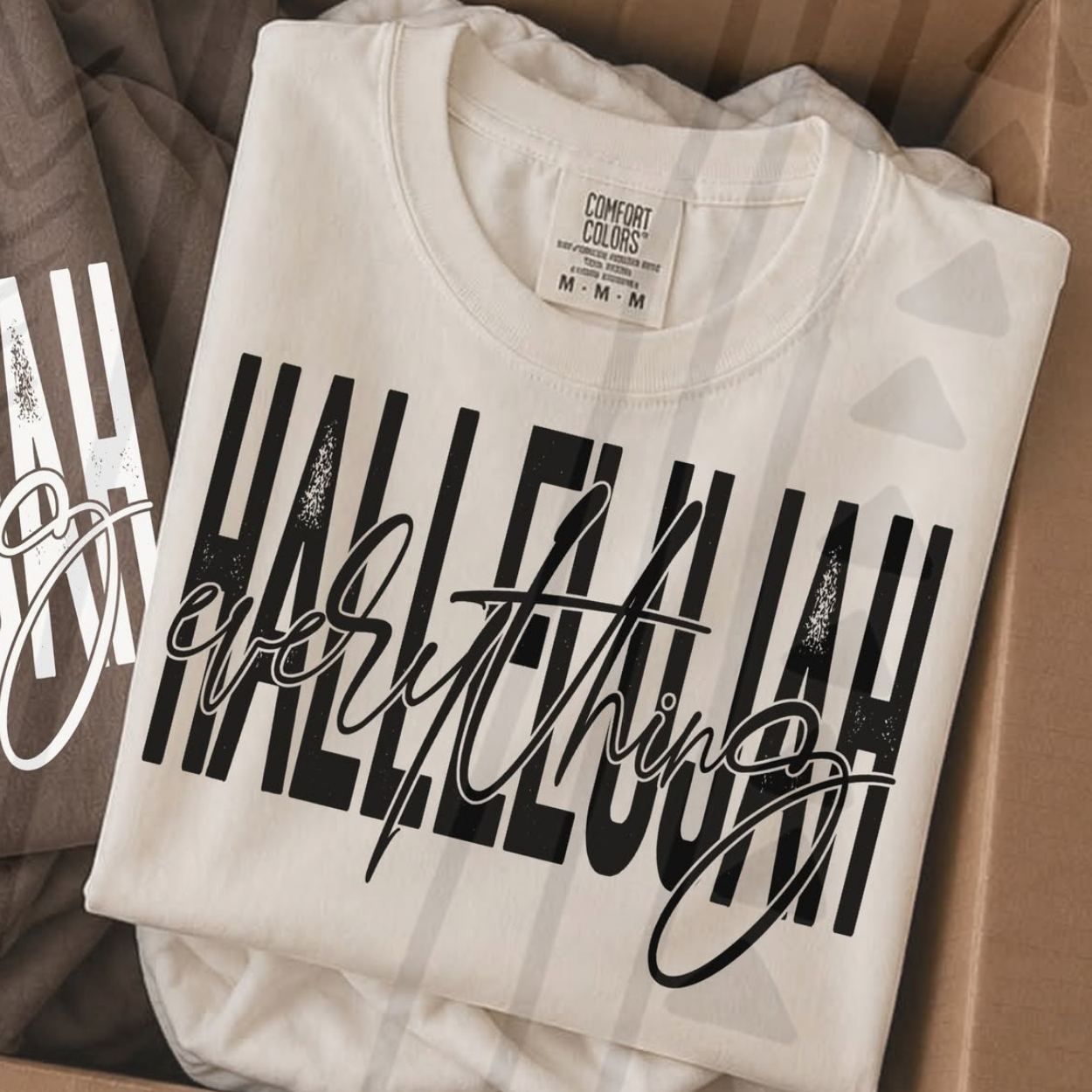 HALLELUJAH EVERYTHING BLK - DTF TRANSFER