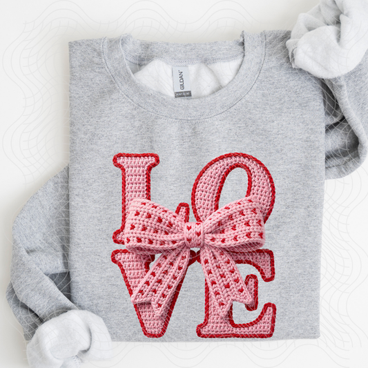 FAUX YARN LOVE - DTF TRANSFER