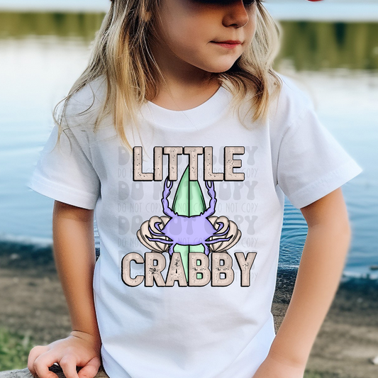 LITTLE CRABBY, PURPLE - DTF TRANSFER
