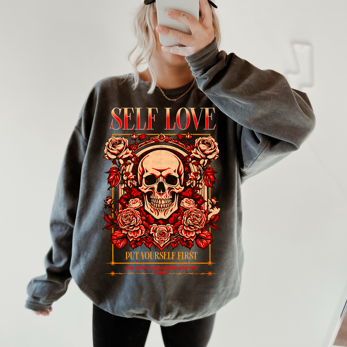 SELF LOVE, PUT YOURSELF FIRST - DTF TRANSFER