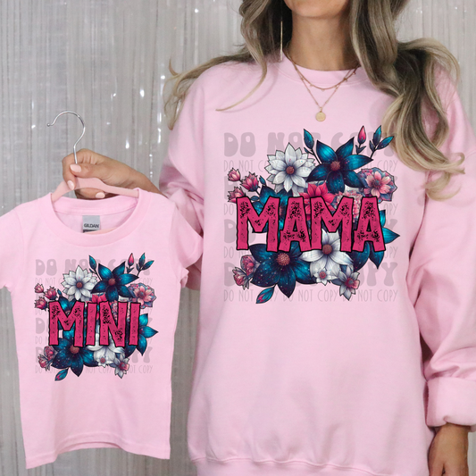 MAMA FLORAL - DTF TRANSFER