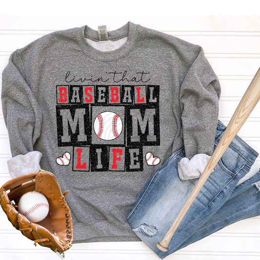 BASEBALL MOM LIFE - DTF TRANSFER