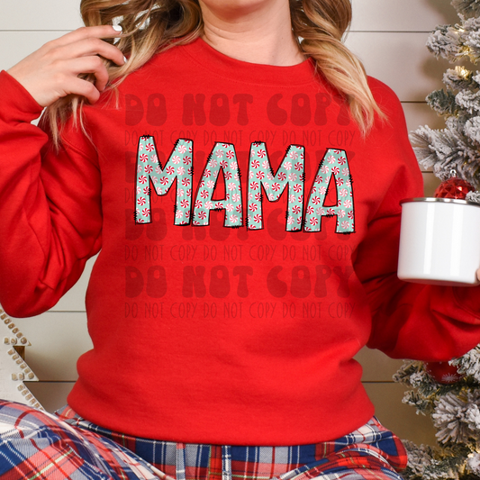 MAMA PEPPERMINT FONT - DTF TRANSFER