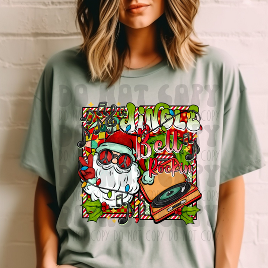 JINGLE BELL ROCKIN - DTF TRANSFER