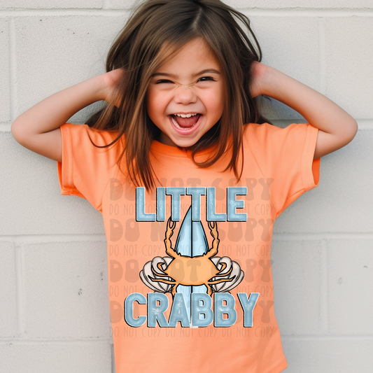 LITTLE CRABBY, ORANGE - DTF TRANSFER