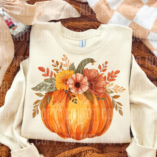 WATERCOLOR PUMPKIN - DTF TRANSFER