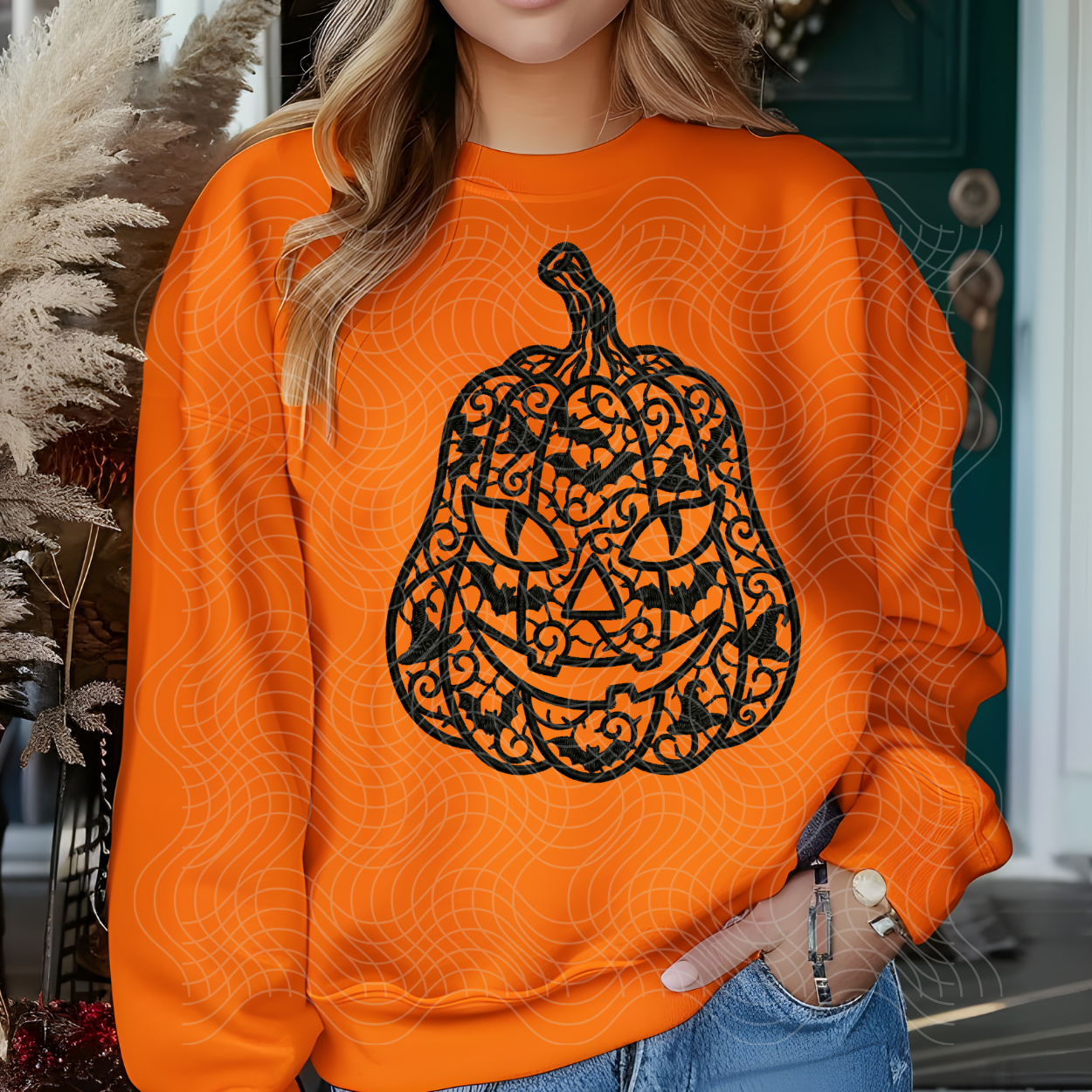 LACE LOOKING GOURD - DTF TRANSFER