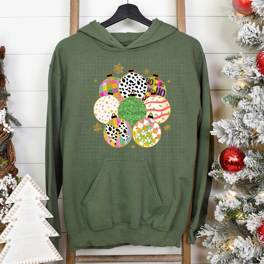 PATTERN BULBS WITH GOLD OUTLINE - DTF TRANSFER