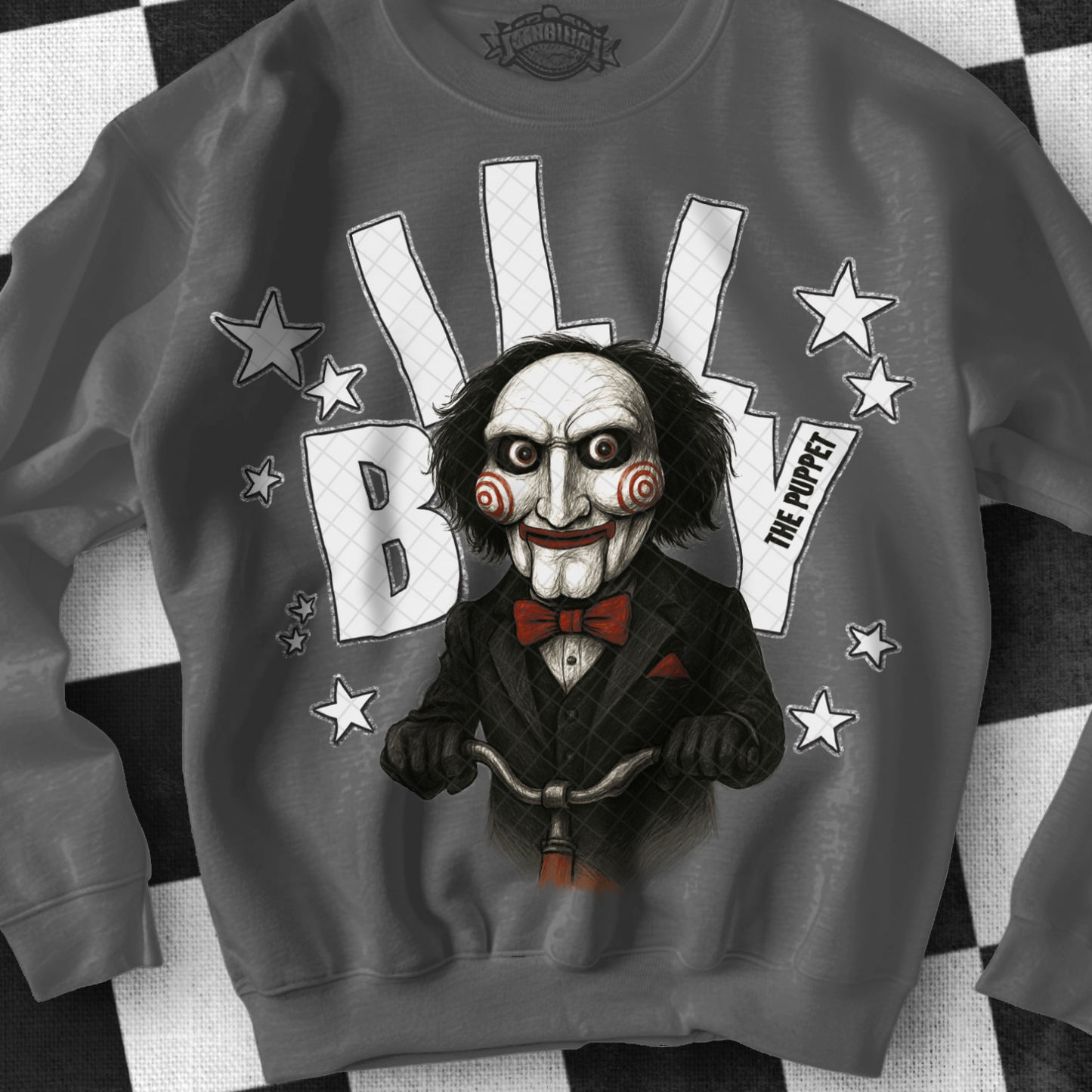 B I L L Y , OUTLINED - DTF TRANSFER