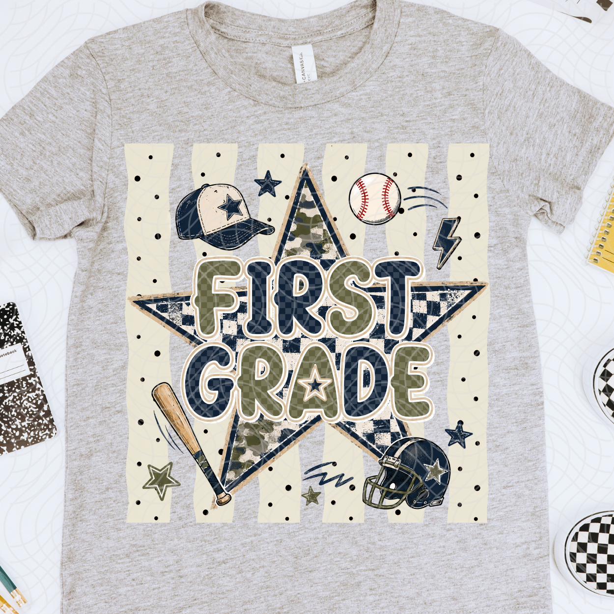 FIRST GRADE  STAR - DTF TRANSFER